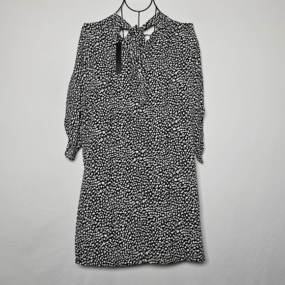 Annva short dolman sleeve mock neck tunic top large nwt - Picture 3 of 8